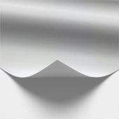 Faux Metallic Silver Gifting Sjabloon  Cadeaupapier (Hoek)