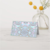 Faux Moeder van Pearl Place Card Guest Kaart (Achterkant)