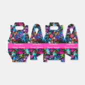 Faux Neon, Verf Splatter, Zoet Zestien, Aangepast Bedankdoosjes (Uitgevouwen)
