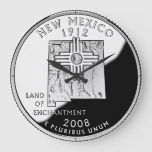 Faux New Mexico State Quarter Clock Grote Klok