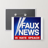 Faux News Button (Voorkant / Achterkant)