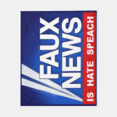 Faux News Fleece Deken (Voorkant)