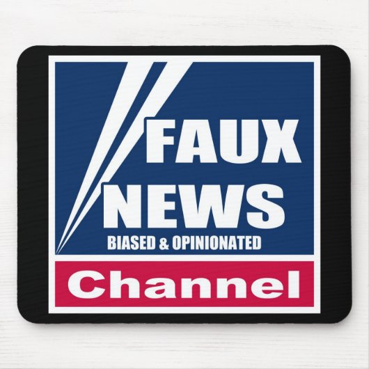 Faux News Mousepad Muismat (Voorkant)