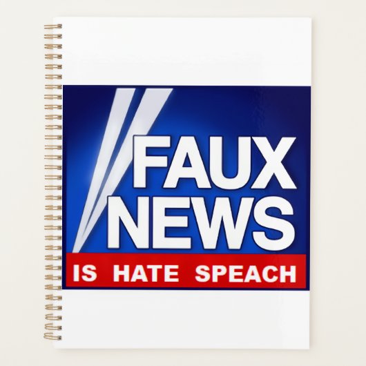Faux News Planner (Voorkant)