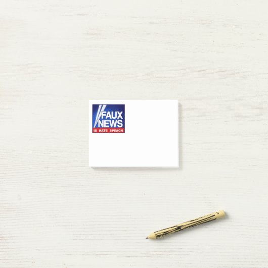 Faux News Post-it® Notes (Op bureau)