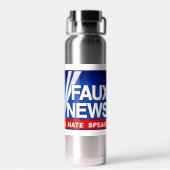 Faux News Waterfles (Achterkant)