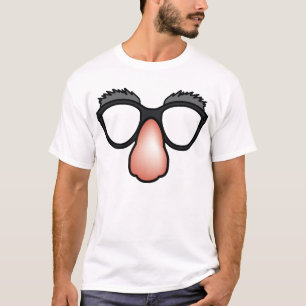Faux Nez Et Lunettes Fausse T-shirt
