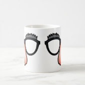 Faux Nez Et Lunettes Tasse Drôle (Centre)