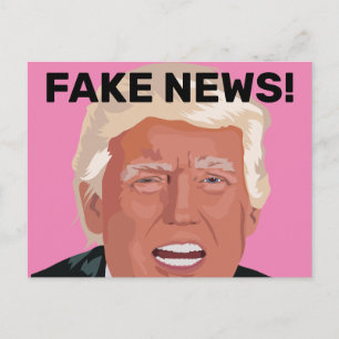 FAUX NOUVELLES ! CARTES POSTALES DONALD TRUMP
