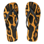 Faux Ocelot Teenslippers (Voetbed)