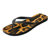 Faux Ocelot Teenslippers (Schuin)