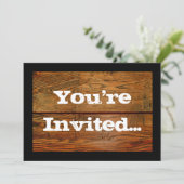 Faux-olied Wood Plank op maat Kaart (Staand voorkant)