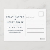 Faux or enregistrer la date botanique Carte postal (Dos)