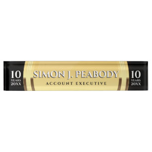 Faux or jalon année d'emploi plaque signalétique