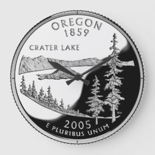 Faux Oregon State Quarter Clock Grote Klok