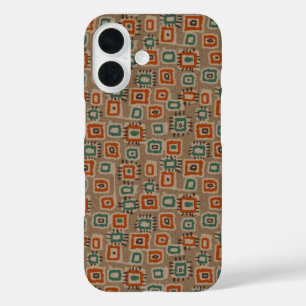 Faux Oude Doek Patches iPhone Case