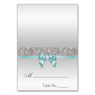 Faux pailletten licht Blauwgroen blauw boog plaats Kaart