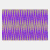Faux papier kraft avec motifs multiples violets (Devant 2)