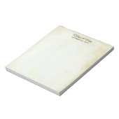 Faux  Parchment Western Style Wedding Notitieblok (Gedraaid)