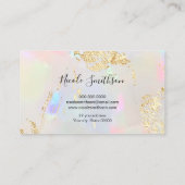 faux parelachtig optisch visitekaartje (Achterkant)