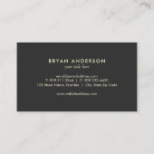 Faux Parties scintillant Automotive - Carte de vis (Dos)