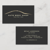 Faux Parties scintillant Automotive - Carte de vis (Devant / Derrière)