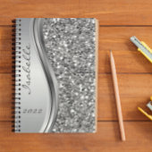 Faux Parties scintillant en argent Glam Bling Méta