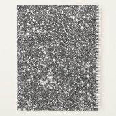 Faux Parties scintillant en argent Texture Look &  (Dos)