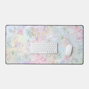 faux pastel chunky glitter bureaumat