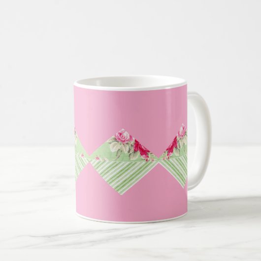 Faux Patchwork Mug (Devant droit)