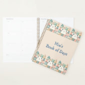 Faux Patchwork Pastel Cottage Kitty Visage (Devant avec enveloppe)