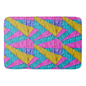 Faux Patchwork Quilt Geïnspireerd Boho Badmat (Voorkant)