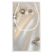 Faux Pearl en Diamond Buttonnen Weddenschap Klein Cadeauzakje (Achterkant)