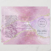 faux pearlescent effect brochure (Voorkant / Achterkant)