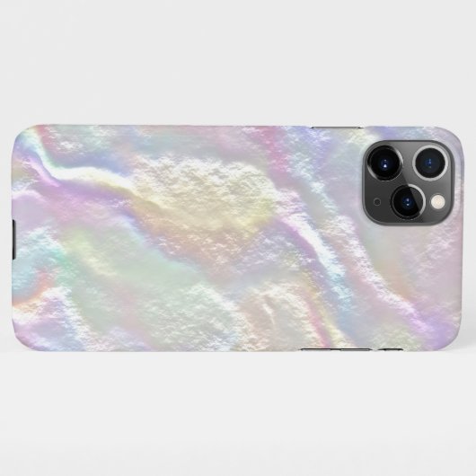 faux pearlescent effect textuur iPhone case iPhone Hoesje (Achterkant horizontaal)