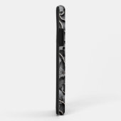 Faux Pewter Grey 3D Carved Case-Mate iPhone Case (Achterkant/rechts)