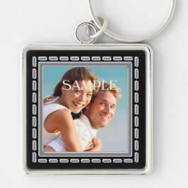 Faux Pewter  Lijst Sjabloon Sleutelhanger