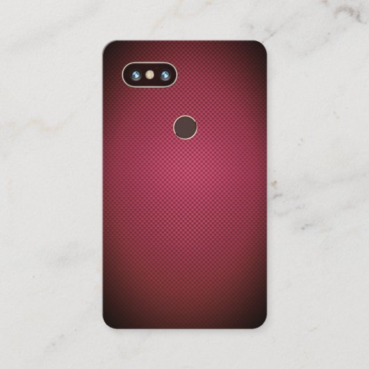 Faux Phone Hoesje & Instagram Style Visitekaartje (Voorkant)