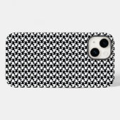 Faux pied-de-poule met Dogs 1 iPC Case-Mate iPhone Case (Achterkant (horizontaal))