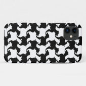 Faux pied-de-poule met Dogs mode Telefoon case 2 (Achterkant (horizontaal))