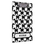 Faux pied-de-poule met Honden mode Klembord 2 (Rechts)