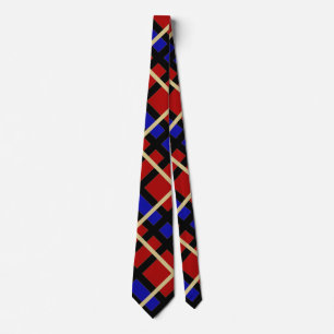 Faux Plaid No 4 Stropdas
