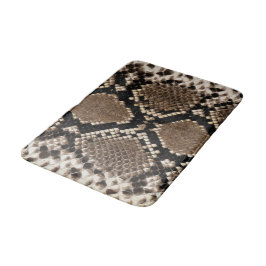 Faux Python Snake Skin Bathroom Mat