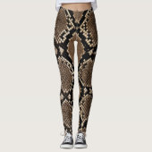 Faux Python Snakeskin Leggings (Voorkant)