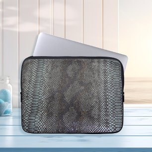 Faux Python Snakeskin, nauwgezet gedetailleerd Laptop Sleeve