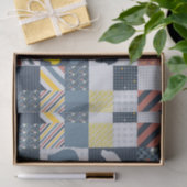 Faux-Quilted Hippo Tissuepapier (Geschenk)