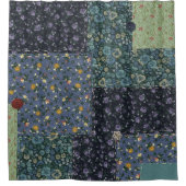 Faux Quilted Shower Curtain Douchegordijn (Voorkant)