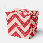 Faux red glitter-pleister bedankdoosjes (Achterkant)