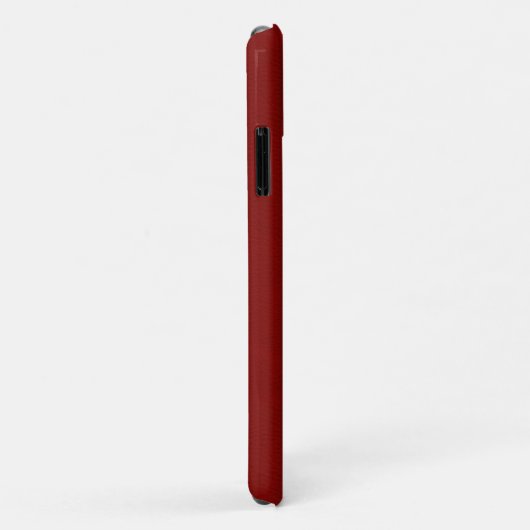 Faux Red Leather Case-Mate iPhone Case (Achterkant/rechts)
