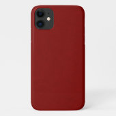 Faux Red Leather Case-Mate iPhone Case (Achterkant)
